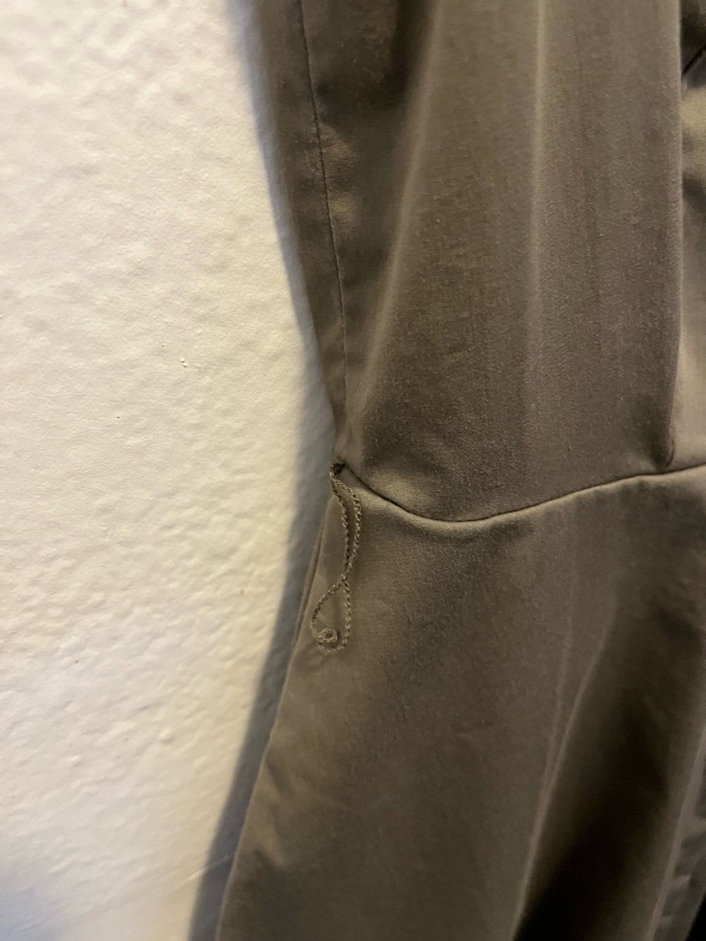 ✨Ann Taylor Olive Utility Midi Dress with Stand Collar - Picture 9 of 10